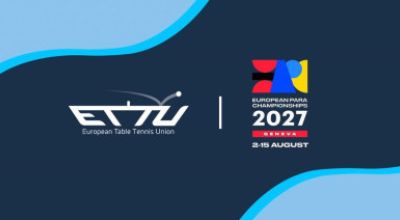 Tennistavolo: la European Table Tennis Union ha aderito ai Campionati Europei...