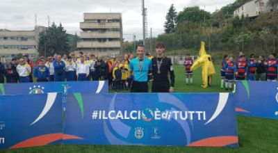Calcio paralimpico: grande festa per la tappa conclusiva del campo di Monterocco