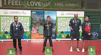 TENNISTAVOLO – Ori per Parenzan e Rossi allo Slovenia Para Open