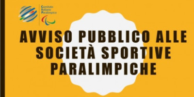 AVVISO PUBBLICO 2023 2024 - Lo sport Paralimpico va a Scuola
