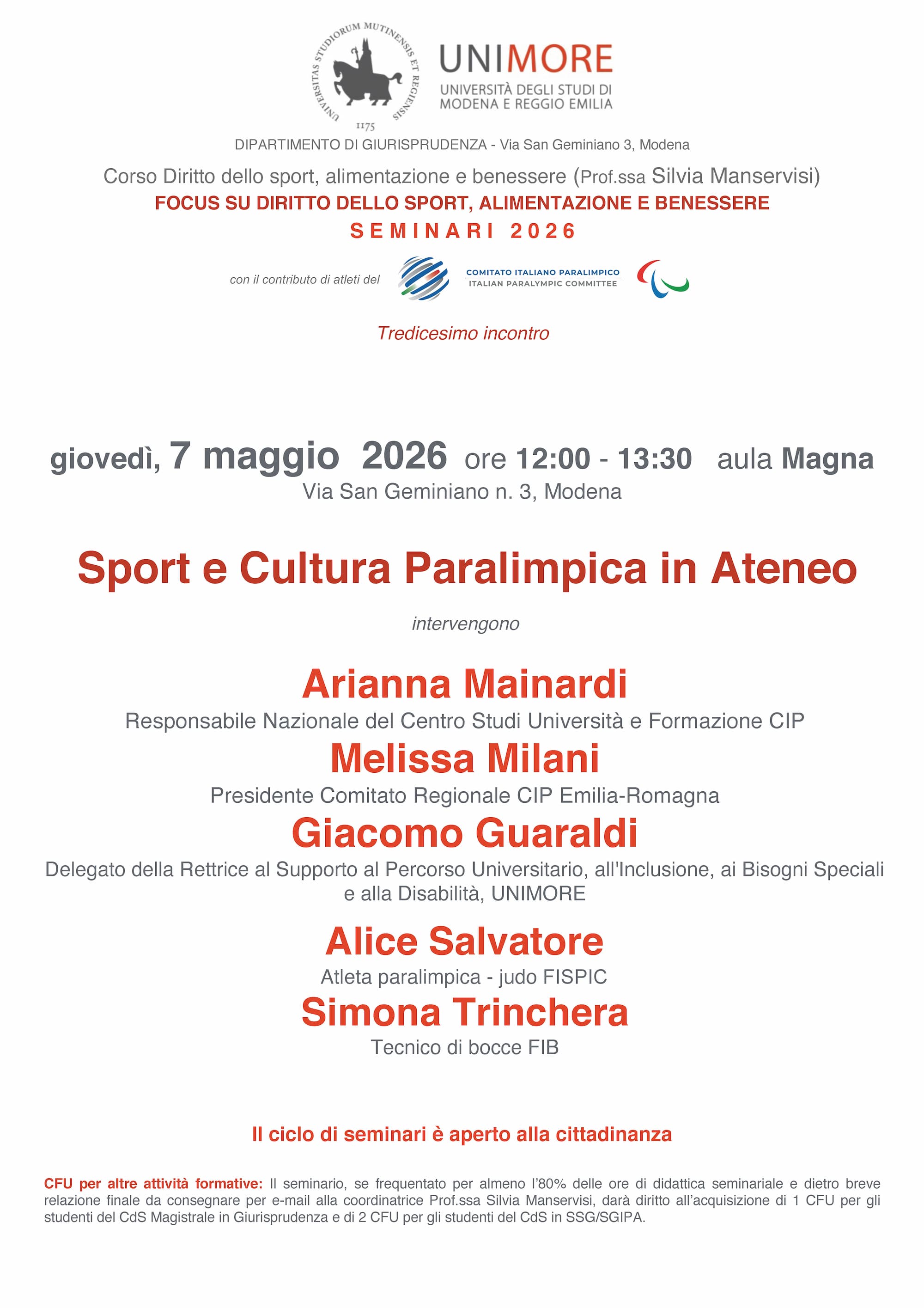 7maggio UNIMORE 1
