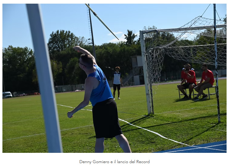 Denny Gomiero e il lancio Record