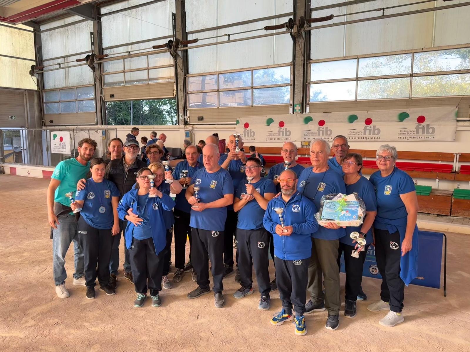 Squadra Acquamarina Team Trieste ASD APS premiata al 10° Meeting Promozionale FIB- DIR “BocceInsieme 2026”