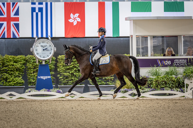 Equitazione, Mondiali: bella prestazione di Federica Sileoni