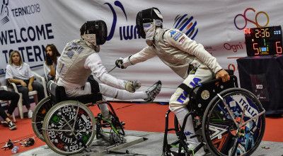 Europei Scherma in carrozzina Terni 2018 - Foto BIZZI