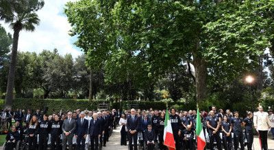 Parigi 2024 - Cerimonia di consegna della Bandiera Paralimpica