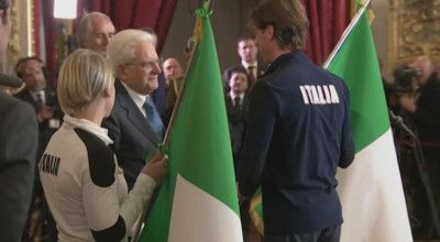 PyeongChang 2018, Le immagini della Cerimonia di riconsegna del Tricolore al Quirinale