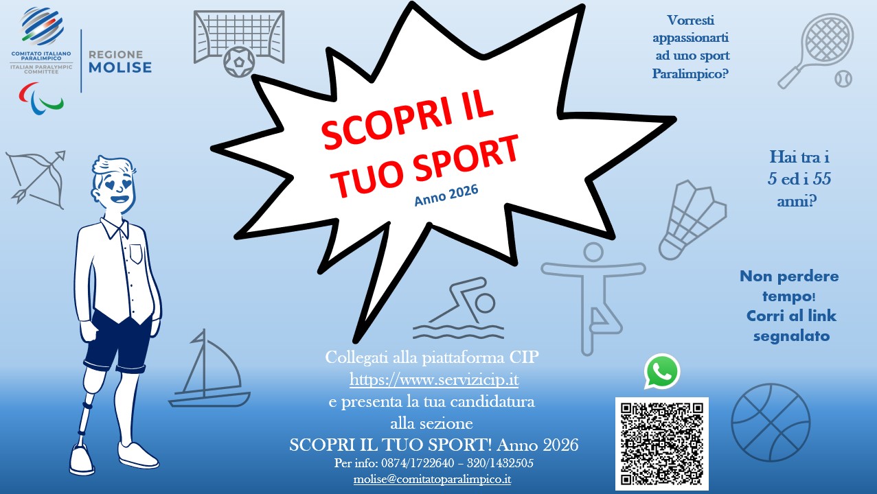 Locandina SCOPRI IL TUO SPORT