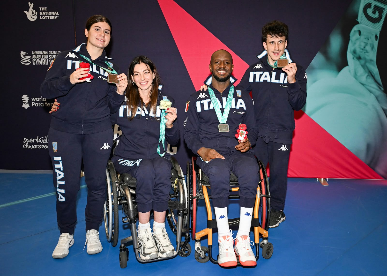 Da sinistra: Garnero, Mogos, Castro e Rigo