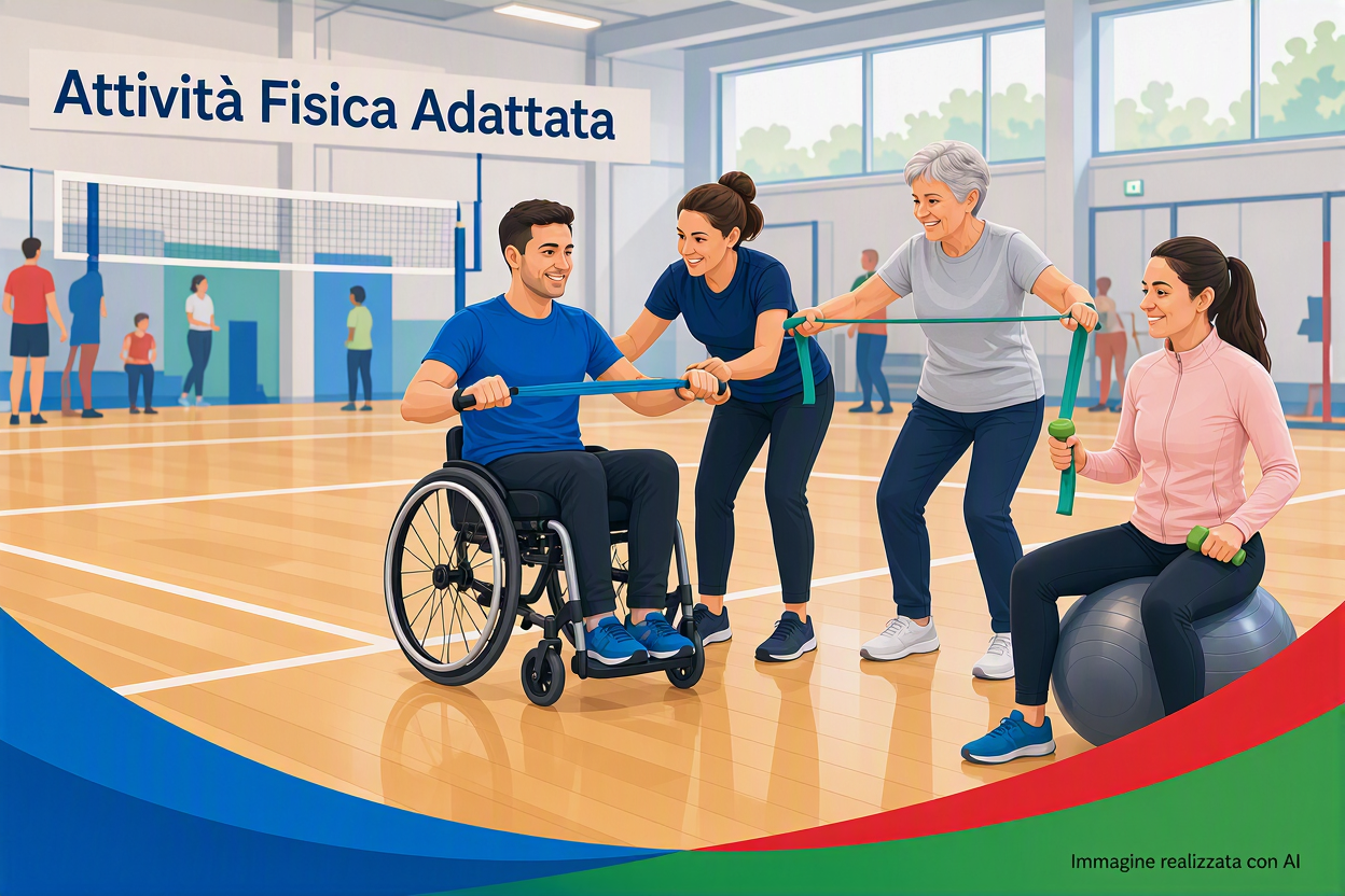 persone che stanno facendo attività motoria in palestra