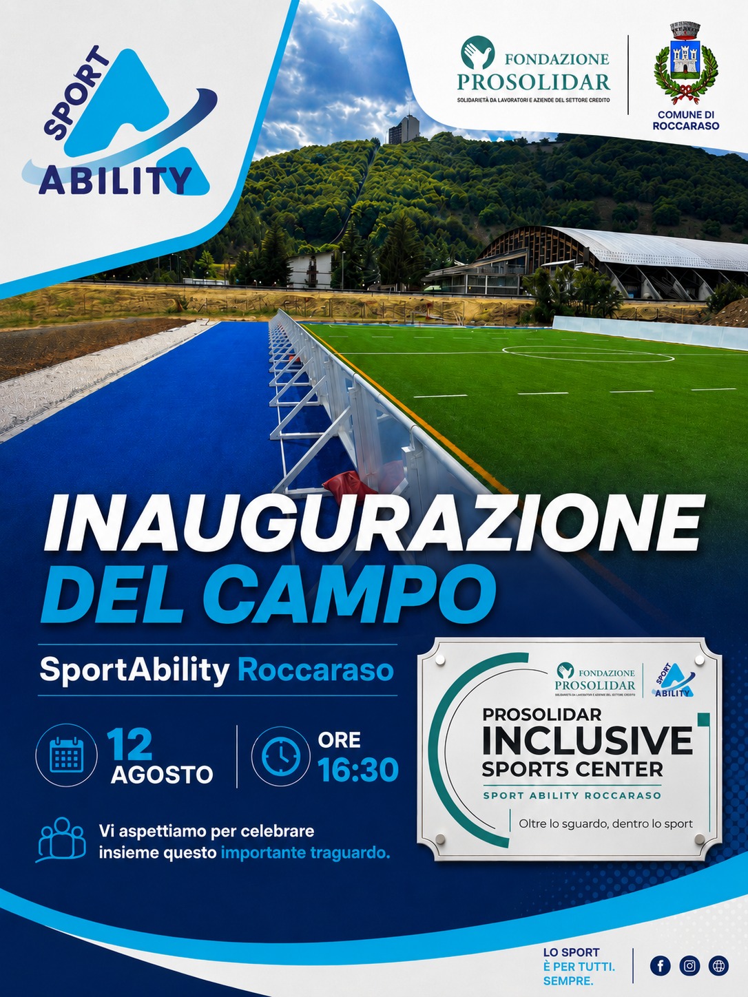 Inaugurazione Campo Sportivo Roccaraso