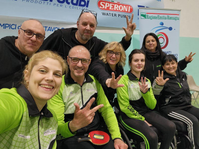 Tennistavolo: Lo Sport è Vita Onlus vince lo scudetto in carrozzina