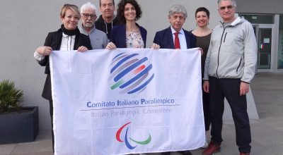 La vicepresidente della Provincia Francesca Gerosa con il direttivo del Comit...