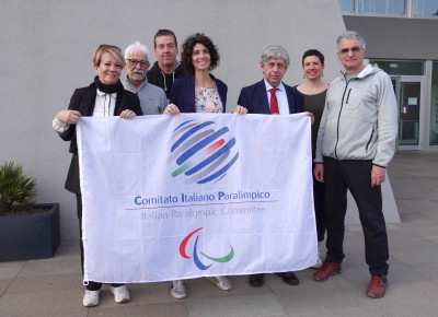 La vicepresidente della Provincia Francesca Gerosa con il direttivo del Comit...