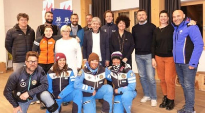 Relatori della serata e organizzatori del Camp al Passo del Tonale