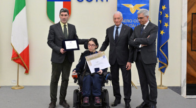 I campioni internazionali e nazionali degli sport dell’aria premiati al...