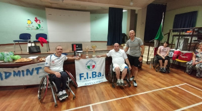 Parabadminton, medaglia d'oro per Maurizio e Di Santo