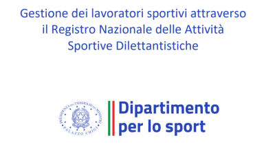 VADEMECUM PER LA GESTIONE DEI LAVORATORI SPORTIVI
