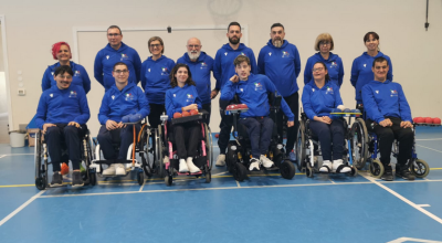 BOCCIA - Andrea Sterle e Donatella Corsini nel giro della Nazionale