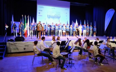 Cerimonia di chiusura dei Campionati Studenteschi di pallavolo a Unicam - Ven...