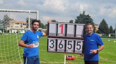 ATLETICA LEGGERA – Emanuele Pangher ritocca il Record italiano nel gia...