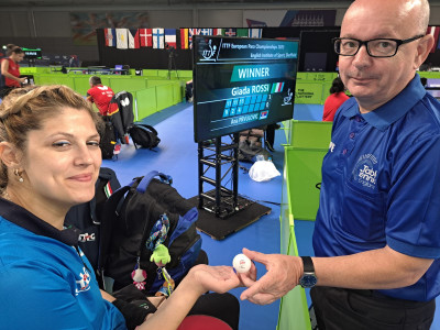 Tennistavolo, Europei di Sheffield: oro per Giada Rossi