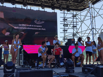 Il giovanissimo Michele Massa sul main stage di 105XMasters