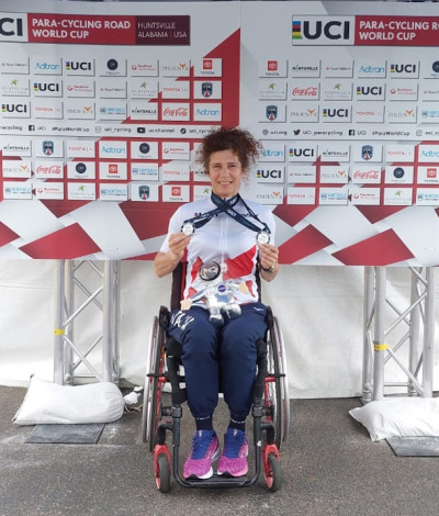 CICLISMO – Katia Aere è Medaglia d'Argento in linea all'UCI-Para...