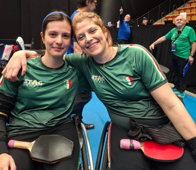 Tennistavolo, Europei: oro per Rossi e Ragazzini nella WD5