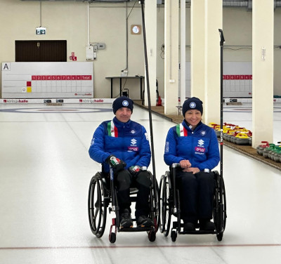 Curling in carrozzina: terzo posto per Bertò-Ioriatti al Torneo Intern...