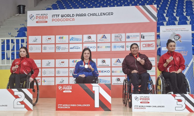 Tennistavolo: 3 ori e 1 bronzo per l'Italia a Podgorica