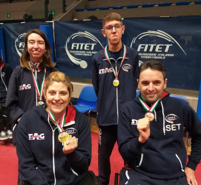Tennistavolo, Lignano Master Open: oro per Parenzan e Rossi, bronzo per Elli ...