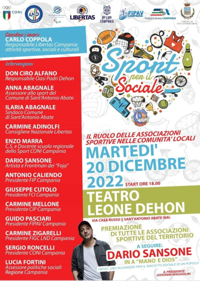 Il ruolo delle associazioni sportive nelle comunità locali, Sant'Anton...