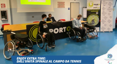 Presentato il progetto Enjoy Extra Time: dall'Unità Spinale al campo d...