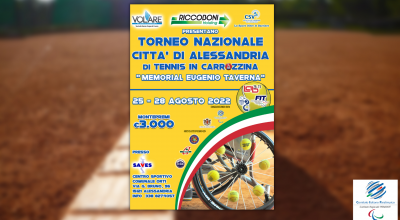 TENNIS in CARROZZINA: 6° TORNEO NAZIONALE “CITTA' DI ALESSANDR...
