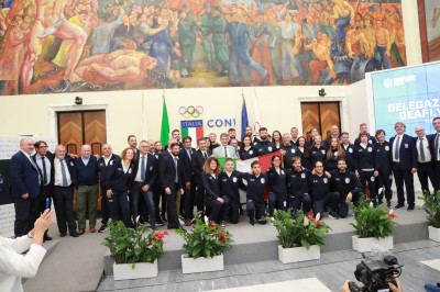 Presentate al Salone d'Onore del CONI le XXV Deaflympics di Tokyo