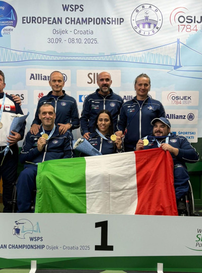 Campionati Europei di Tiro a Segno: oro per l'Abruzzese Giulia Valdo