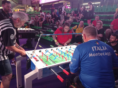 Calcio balilla, Mondiali: oro e argento, per l'Italia, nel singolo