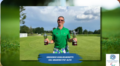 GOLF: Gregorio Guglielminetti sul gradino più alto del podio