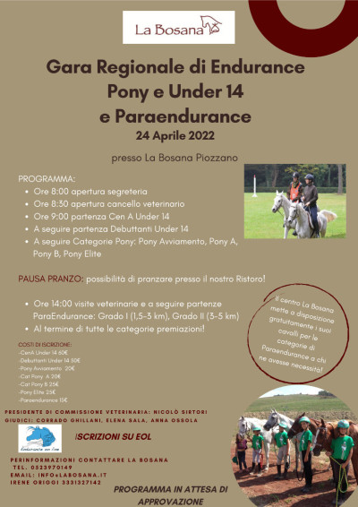 Programma Paraendurance La Bosana