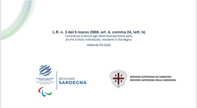 Bando per l'assegnazione di contributi a favore di atleti diversamente abili,...