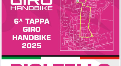 GIRO HANDBIKE - Katia Aere e Emanuele Lanzetta alla sesta tappa a Pioltello