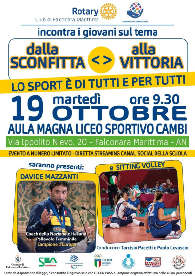 Anche i valori paralimpici nell'evento col campione d'Europa Davide Mazzanti