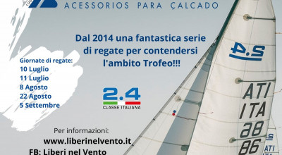 Questo fine settimana i timonieri della classe 2.4mR si sfideranno per conqui...