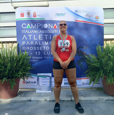 ATLETICA LEGGERA - Elisa Zoratto Vice Campionessa italiana paralimpica nel la...