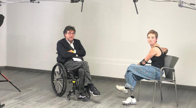 Luca Pancalli e Bebe Vio #maestri per un giorno per la Rai