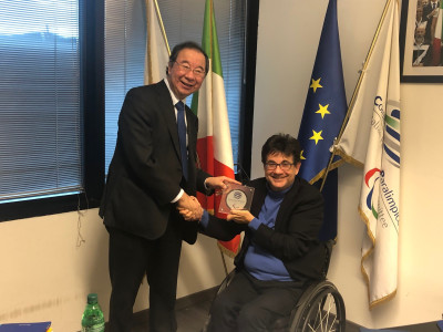 Pancalli incontra il nuovo ambasciatore del Giappone