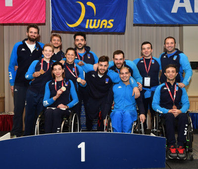 Coppa del Mondo di scherma paralimpica. Ad Eger l'Italia vince nel fioretto f...