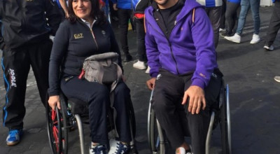 Giulio Maria Papi Ambasciatore Paralimpico al Ping Pong Fest di Roma