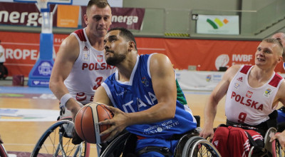 Europei di basket in carrozzina. L'Italia supera la Polonia 70 a 68